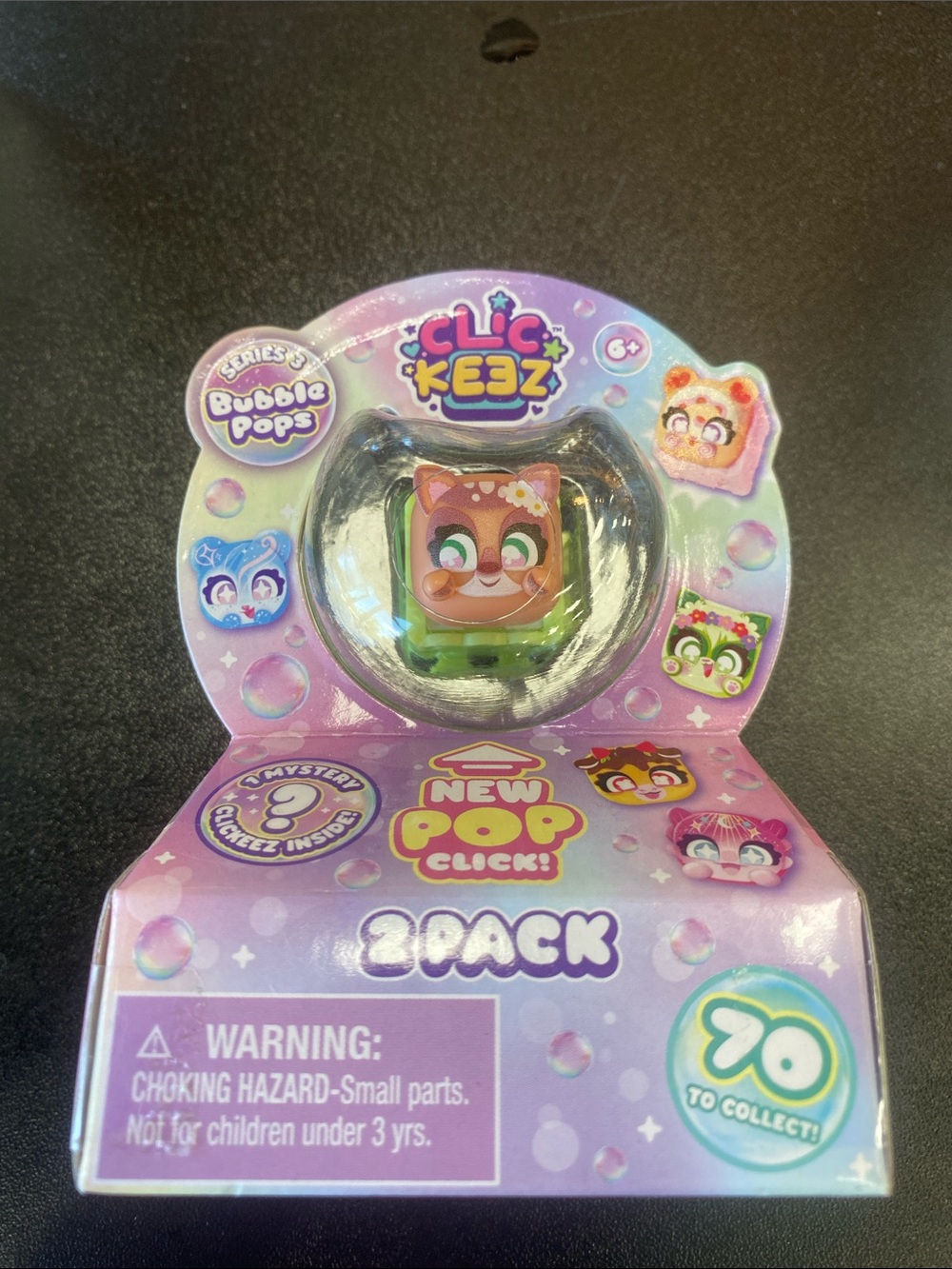 Clickeez Bubble Pops 2-Pack Kids Toy NEW